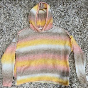 NWT Ultra Flirt Multicolor Hooded Sweater Sz 1x